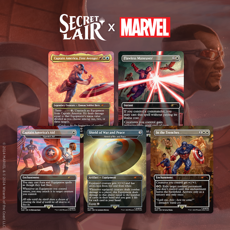 Secret Lair x Marvel's Captain America Foil Edition