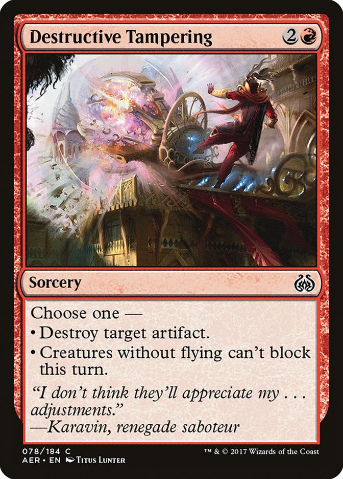 Destructive Tampering [Aether Revolt] (78)