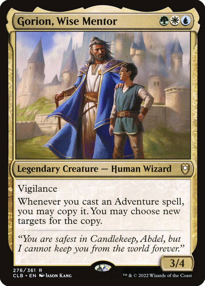 Gorion, Wise Mentor [Commander Legends: Battle for Baldur's Gate] (276)
