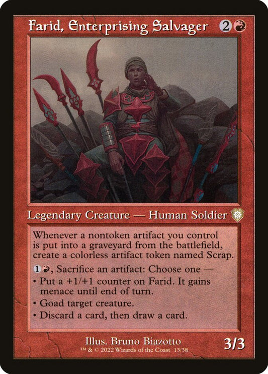 Farid, Enterprising Salvager [The Brothers' War Commander] (13)