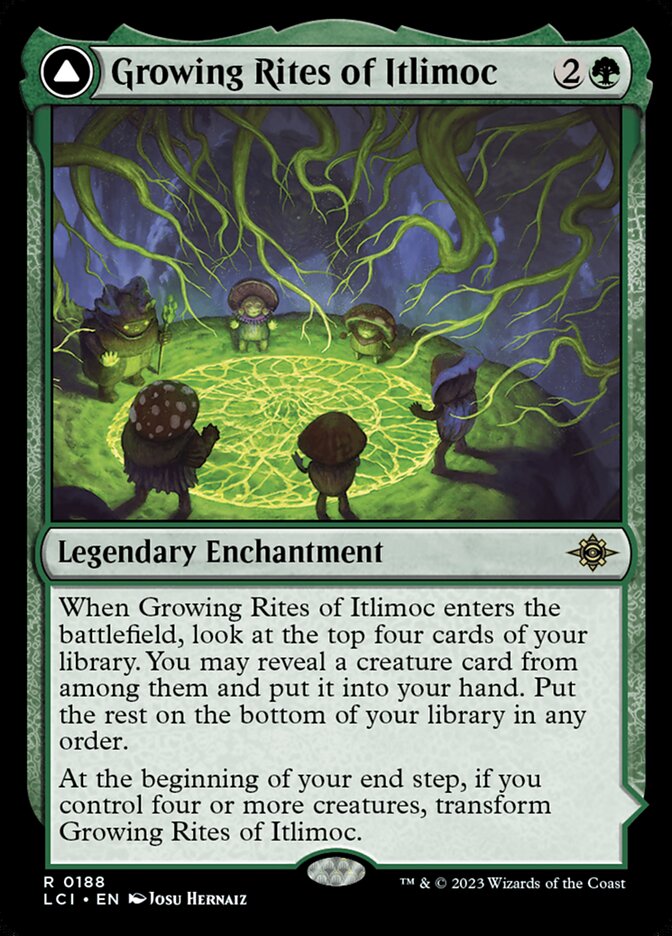 Growing Rites of Itlimoc // Itlimoc, Cradle of the Sun [The Lost Caverns of Ixalan] (188)