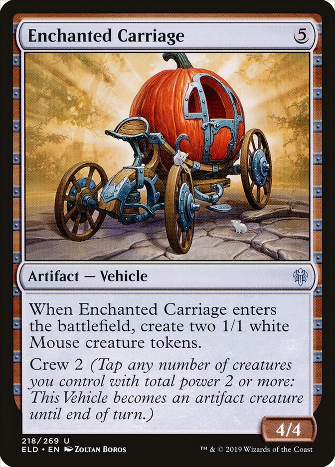 Enchanted Carriage [Throne of Eldraine] (218)