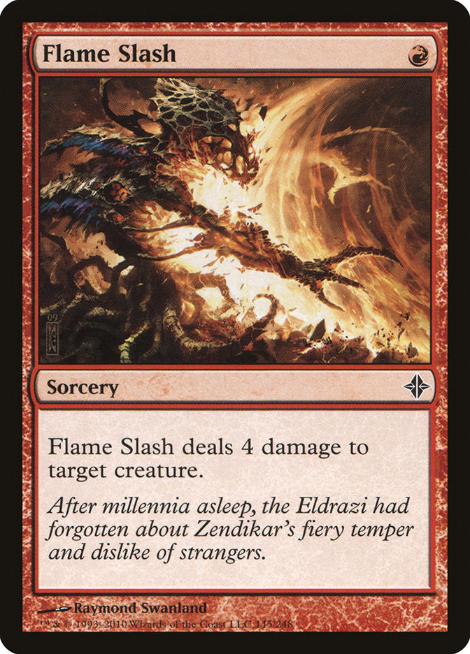 Flame Slash [Rise of the Eldrazi] (145)