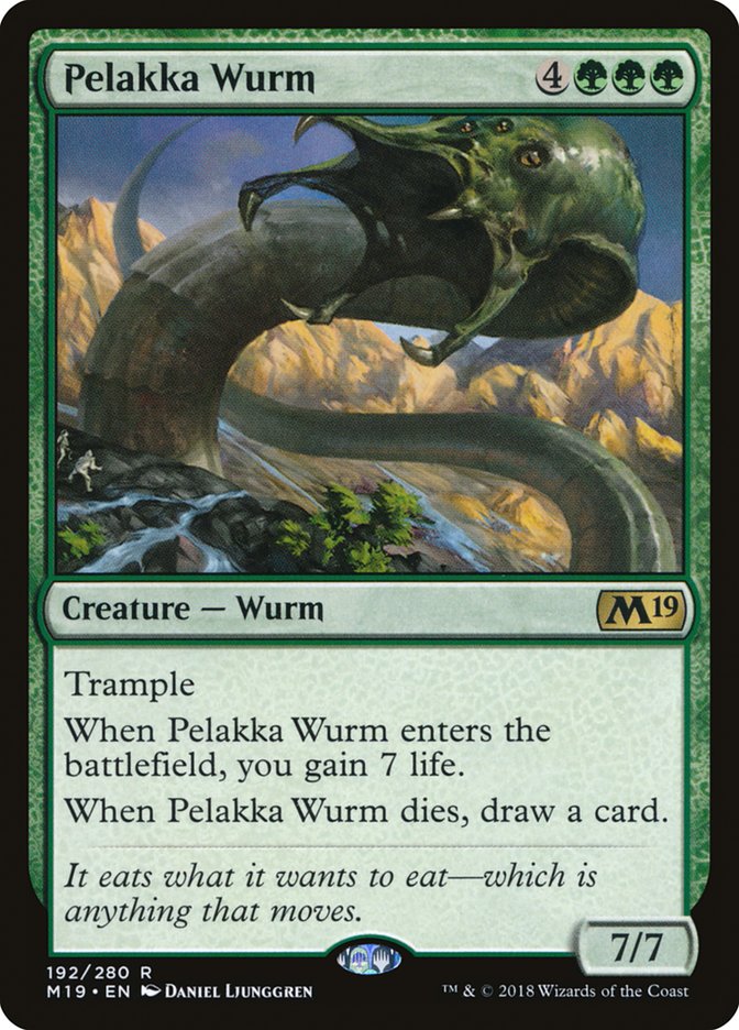 Pelakka Wurm [Core Set 2019] (192)