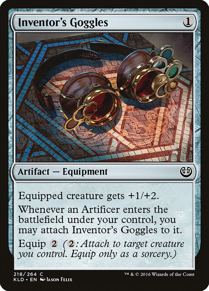 Inventor's Goggles [Kaladesh] (218)