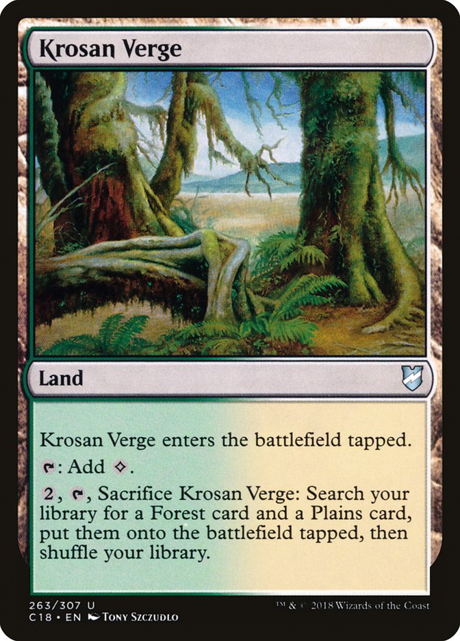 Krosan Verge [Commander 2018] (263)