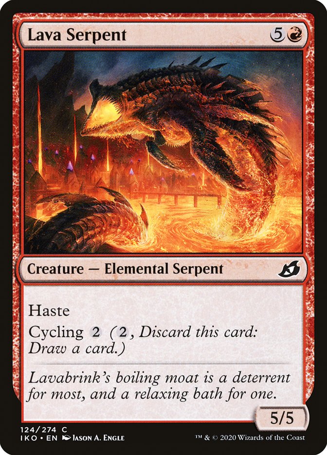 Lava Serpent [Ikoria: Lair of Behemoths] (124)