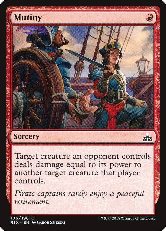 Mutiny [Rivals of Ixalan] (106)