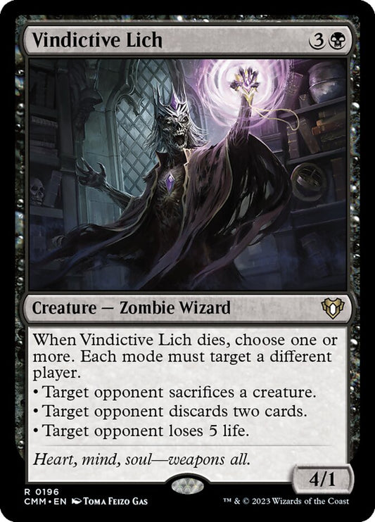 Vindictive Lich [Commander Masters] (196)