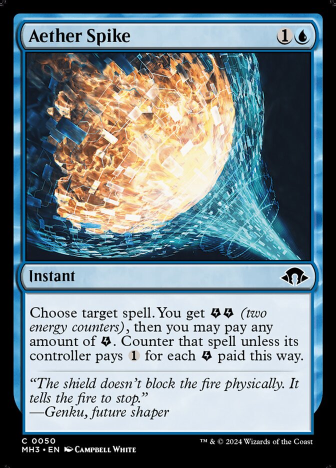 Aether Spike [Modern Horizons 3] (50)