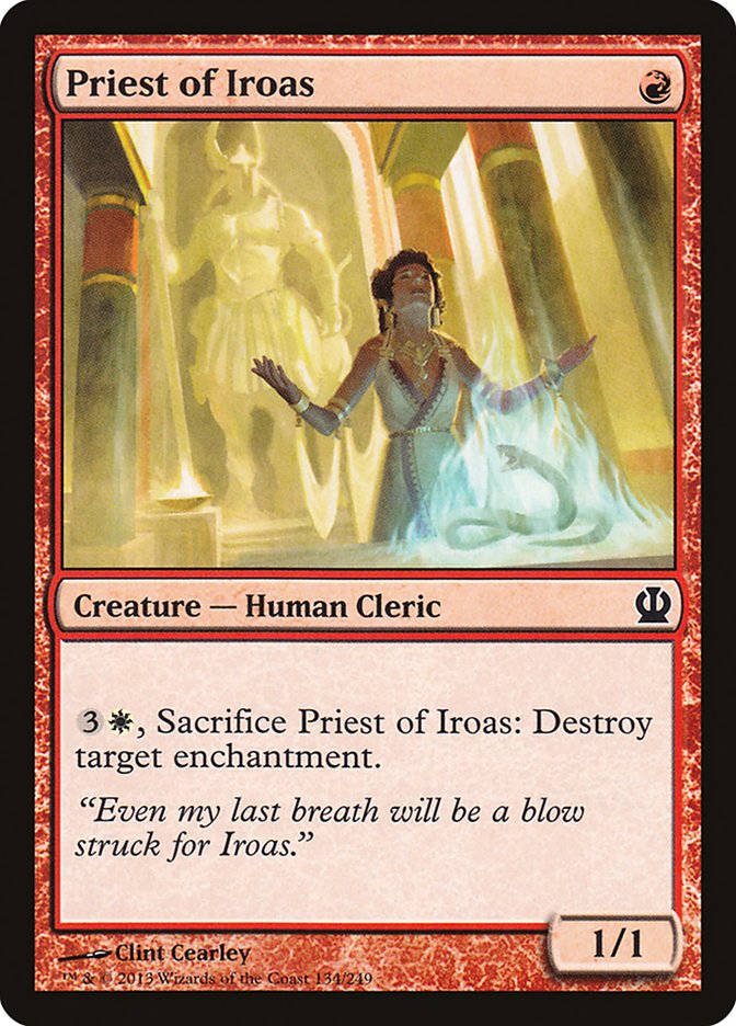 Priest of Iroas [Theros] (134)