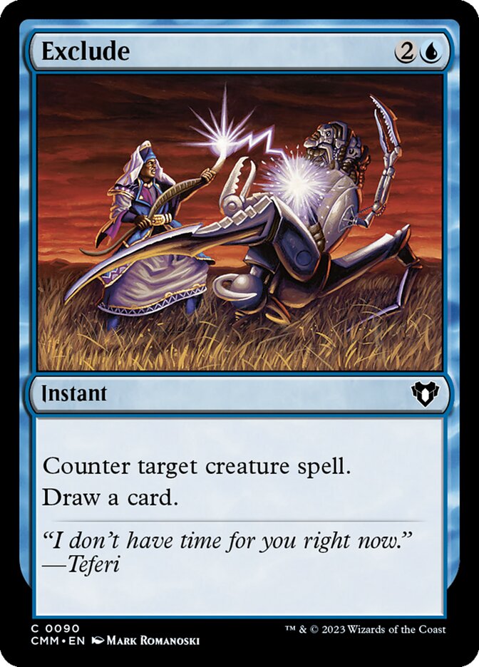 Exclude [Commander Masters] (90)