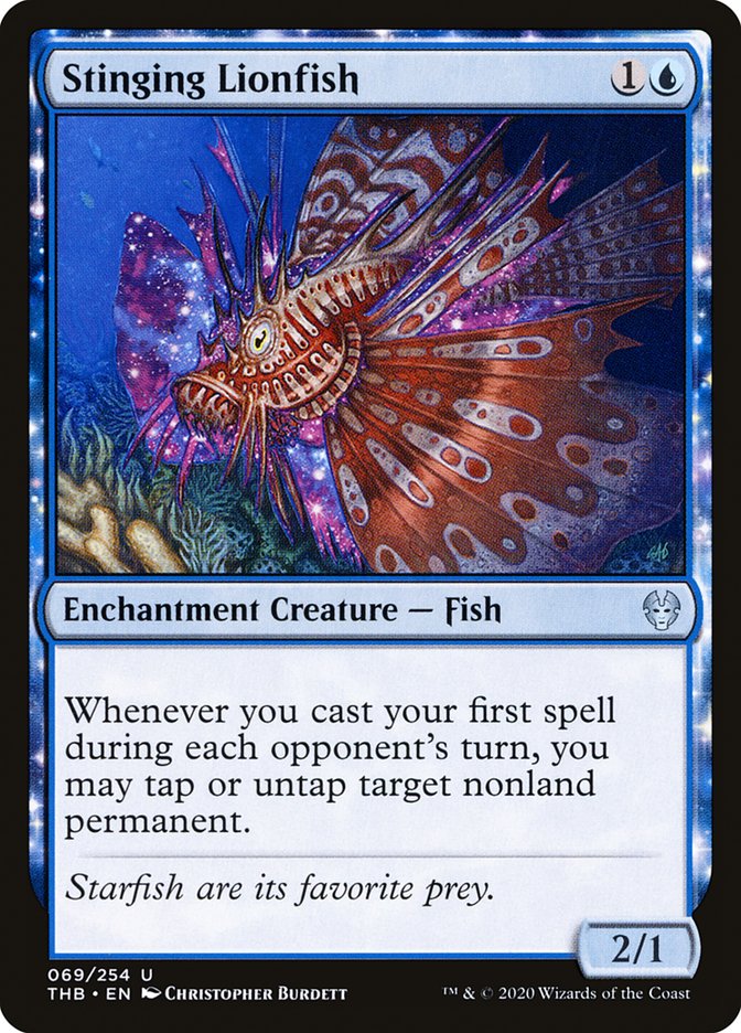 Stinging Lionfish [Theros Beyond Death] (69)