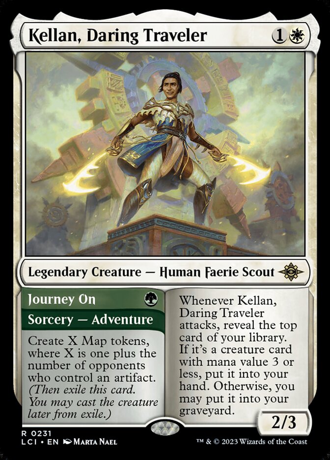 Kellan, Daring Traveler // Journey On [The Lost Caverns of Ixalan] (231)
