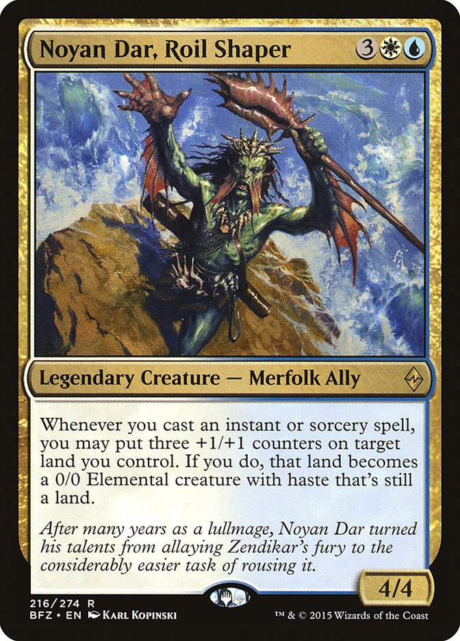 Noyan Dar, Roil Shaper [Battle for Zendikar] (216)