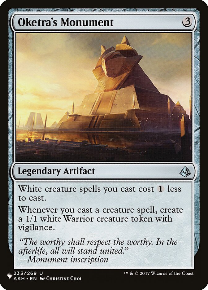 Oketra's Monument [The List] (AKH-233)