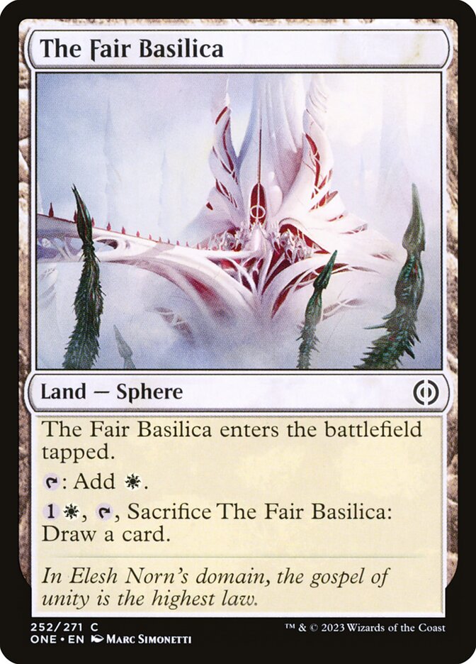 The Fair Basilica [Phyrexia: All Will Be One] (252)