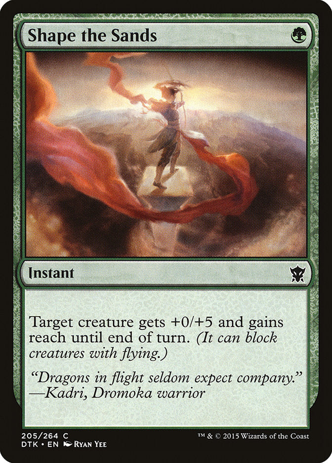 Shape the Sands [Dragons of Tarkir] (205)