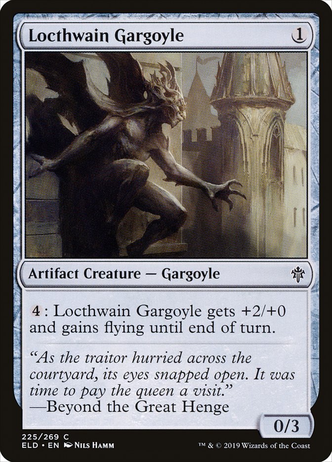 Locthwain Gargoyle [Throne of Eldraine] (225)