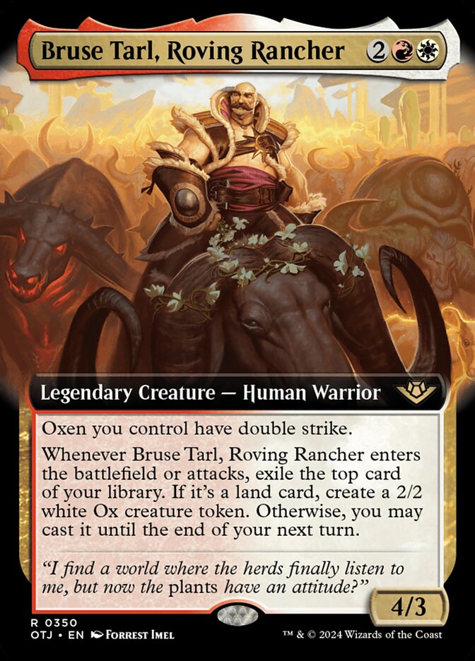 Bruse Tarl, Roving Rancher [Outlaws of Thunder Junction] (350)