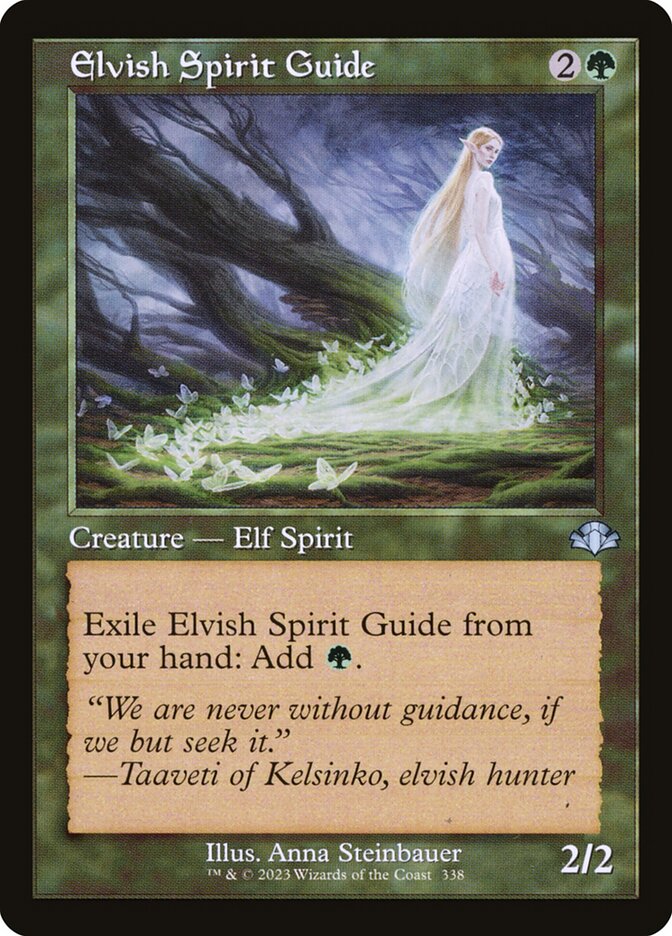 Elvish Spirit Guide [Dominaria Remastered] (338)