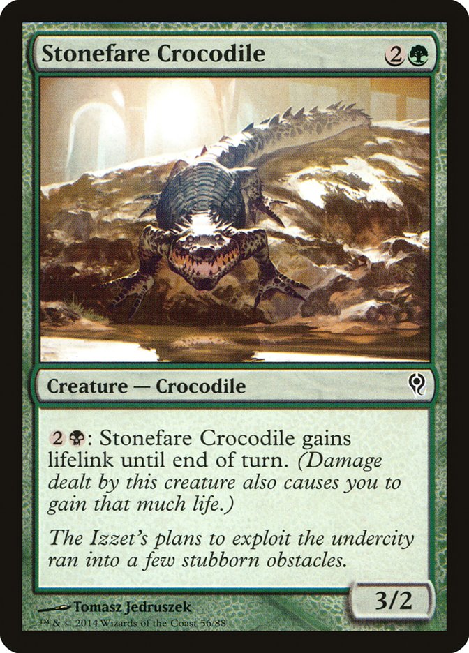 Stonefare Crocodile [Duel Decks: Jace vs. Vraska] (56)