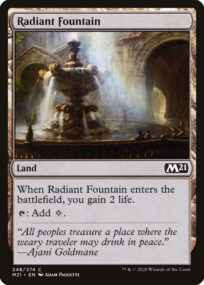 Radiant Fountain [Core Set 2021] (248)