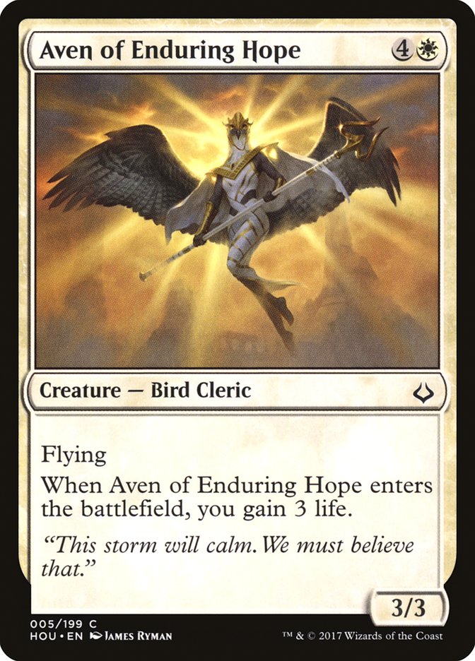 Aven of Enduring Hope [Hour of Devastation] (5)
