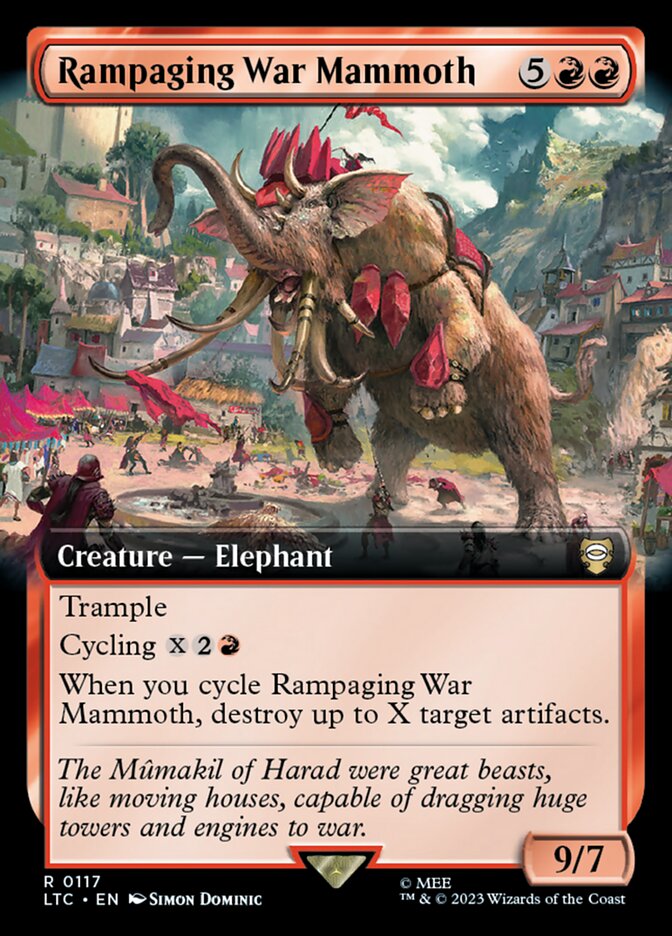 Rampaging War Mammoth [Tales of Middle-earth Commander] (117)