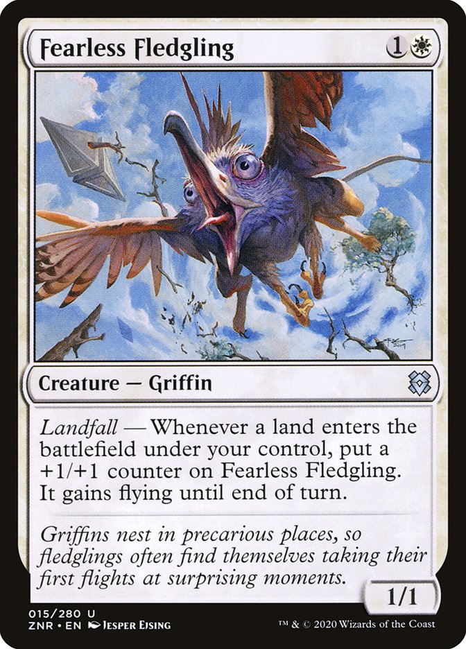 Fearless Fledgling [Zendikar Rising] (15)
