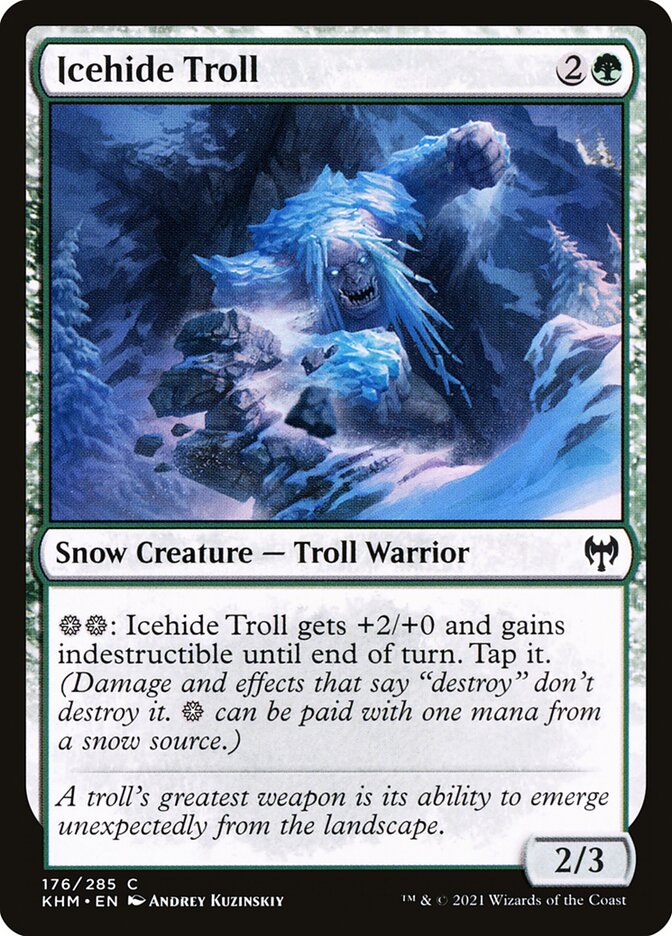 Icehide Troll [Kaldheim] (176)