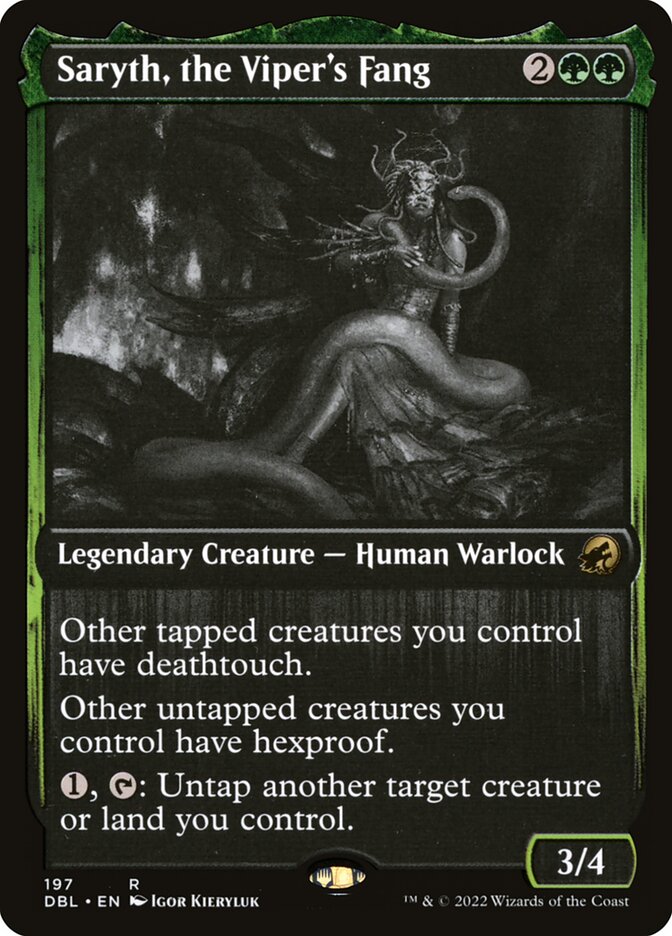 Saryth, the Viper's Fang [Innistrad: Double Feature] (197)