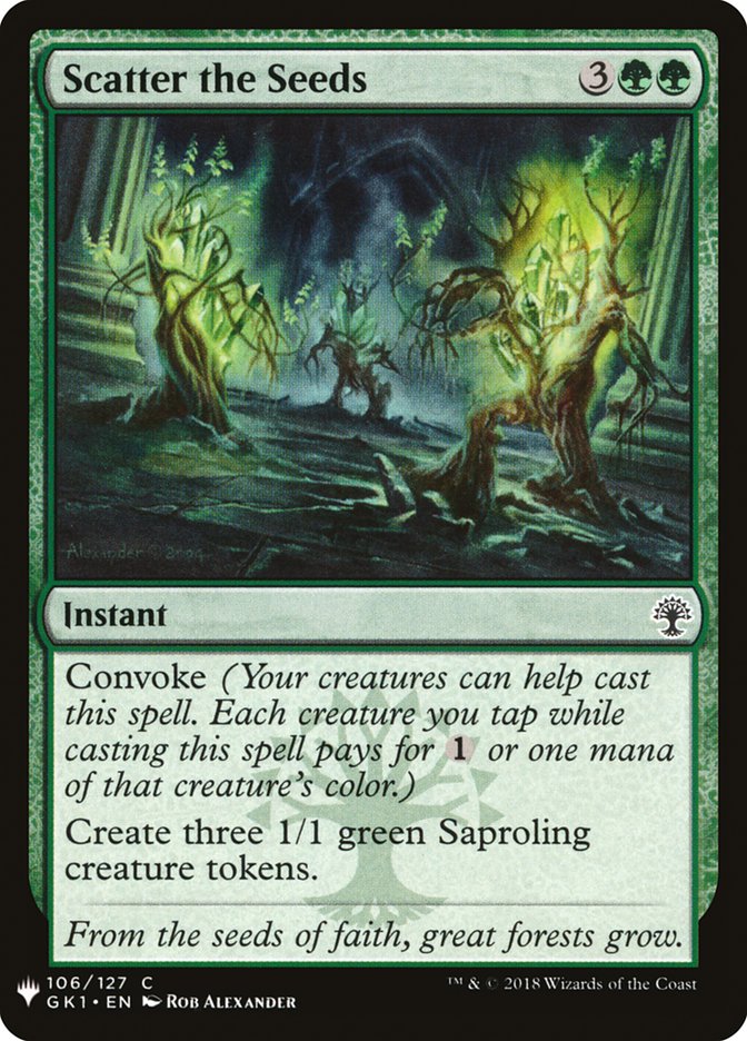 Scatter the Seeds [The List] (GK1-106)