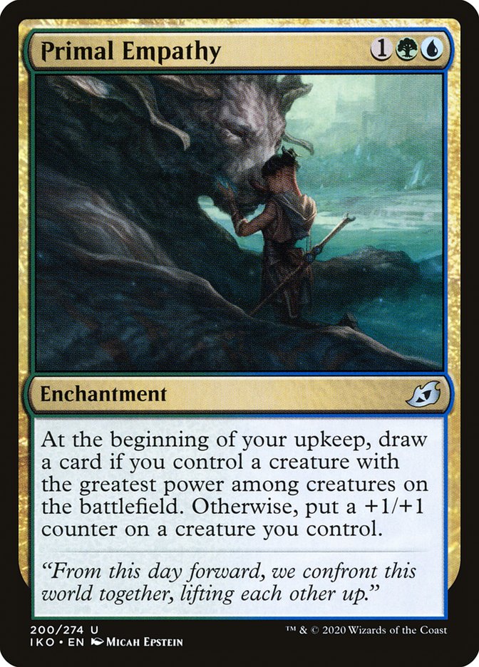 Primal Empathy [Ikoria: Lair of Behemoths] (200)