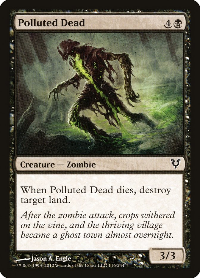 Polluted Dead [Avacyn Restored] (116)