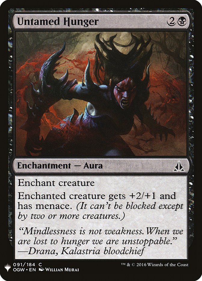 Untamed Hunger [The List] (OGW-91)