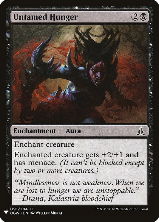 Untamed Hunger [The List] (OGW-91)