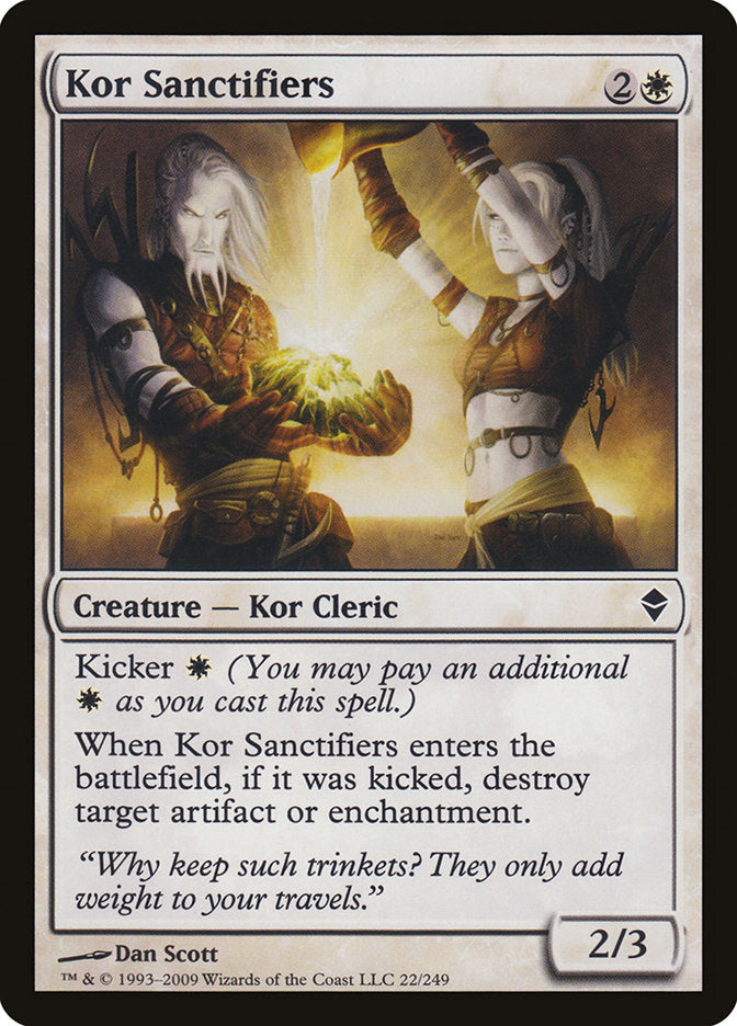 Kor Sanctifiers [Zendikar] (22)