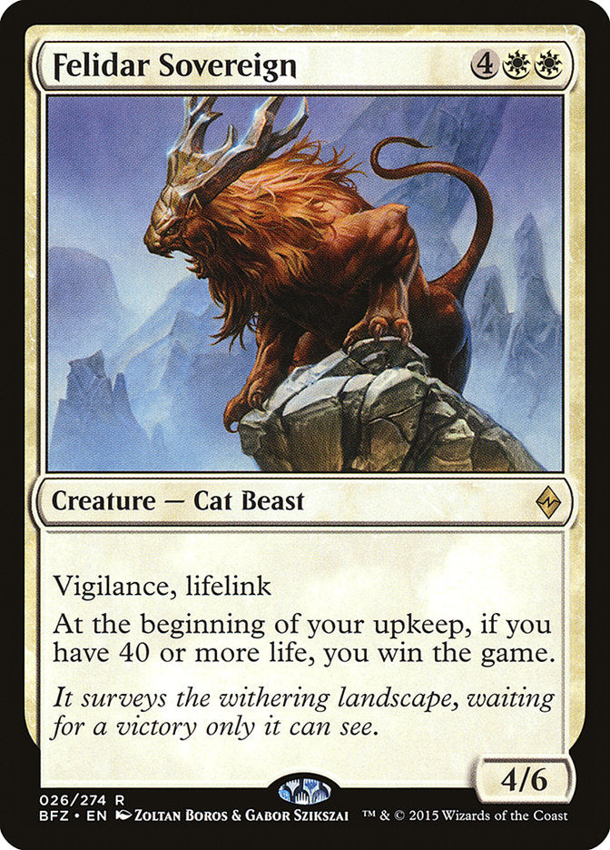 Felidar Sovereign [Battle for Zendikar] (26)
