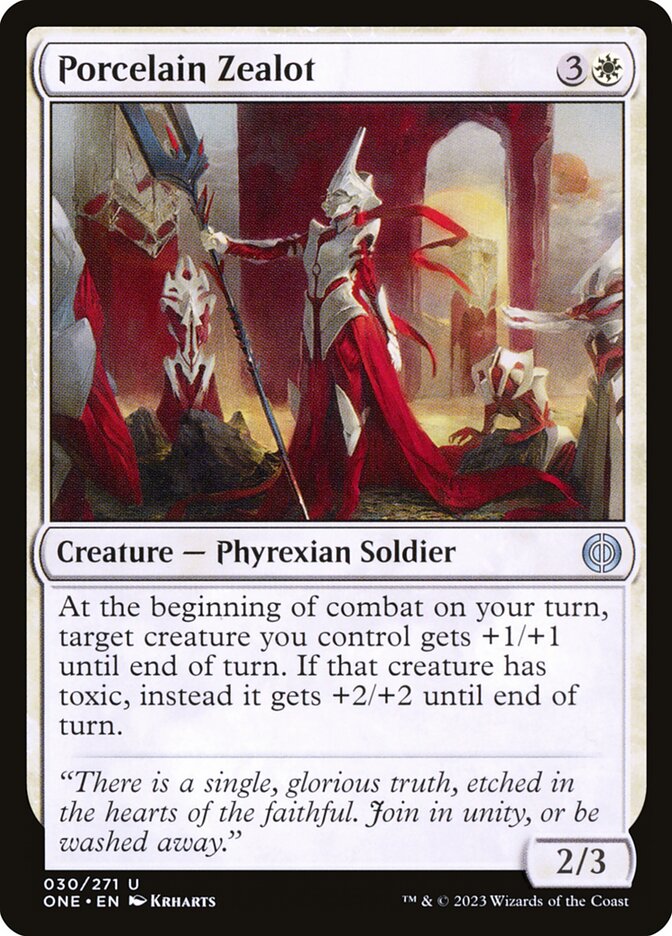 Porcelain Zealot [Phyrexia: All Will Be One] (30)