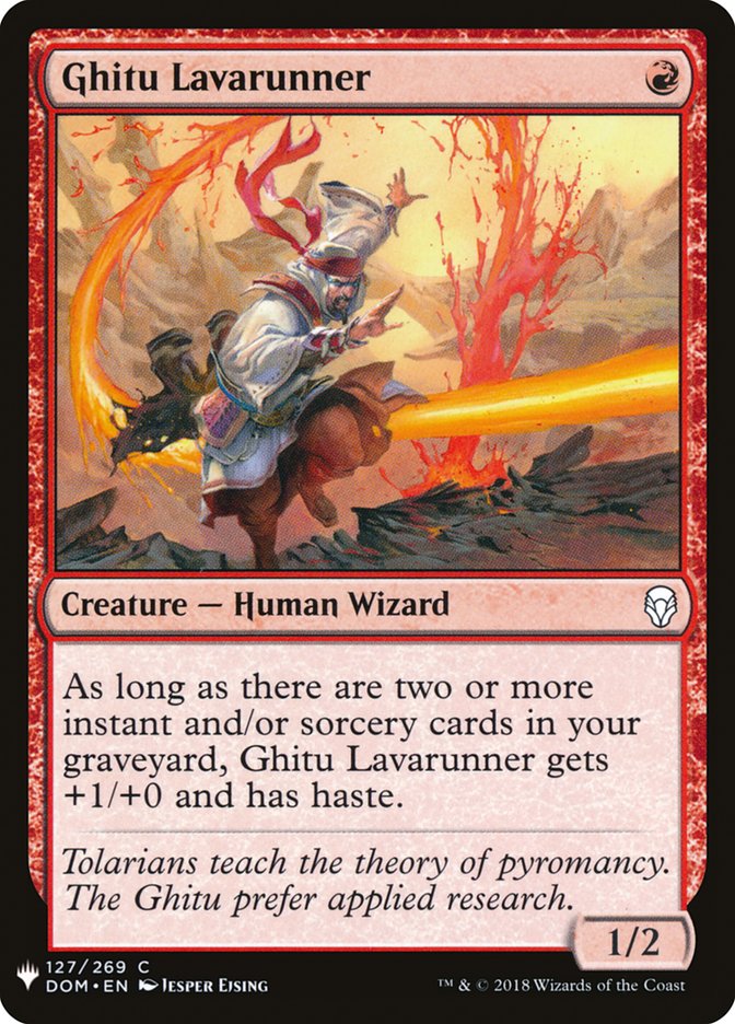 Ghitu Lavarunner [The List] (DOM-127)