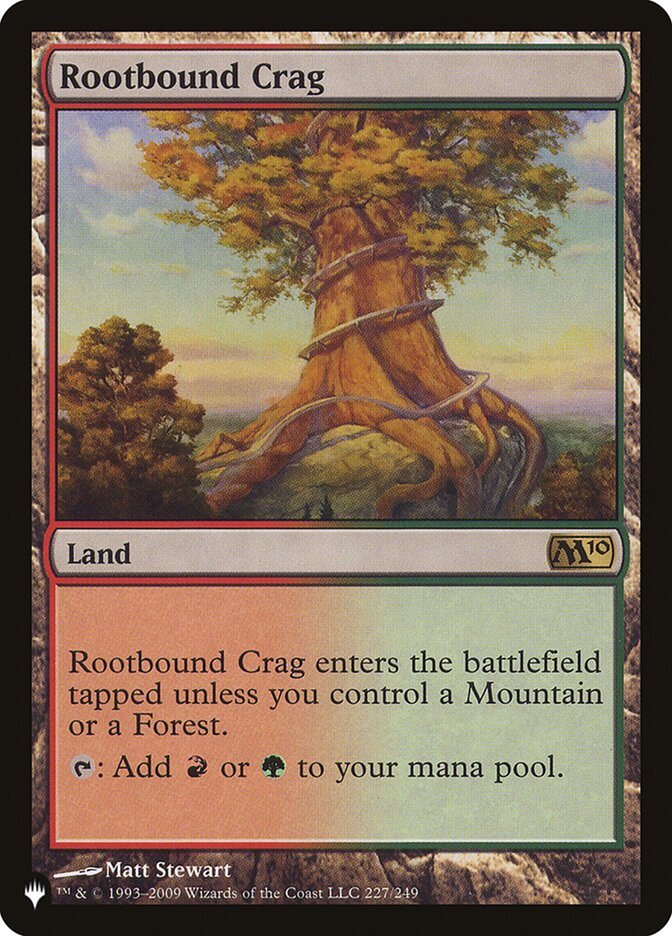 Rootbound Crag [The List] (M10-227)