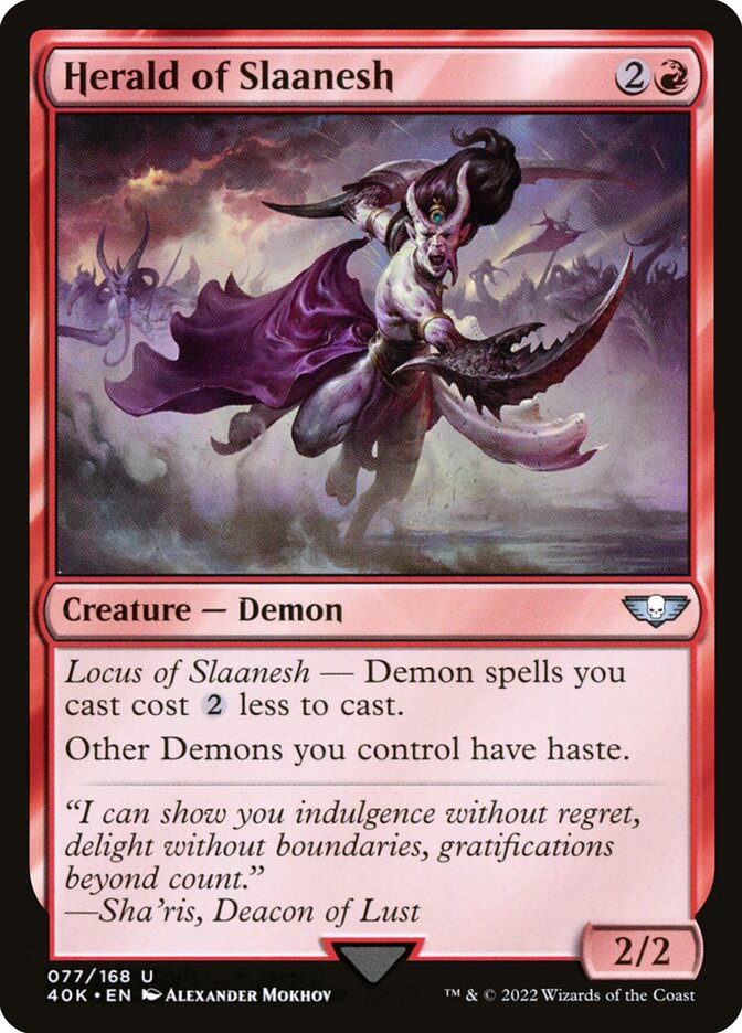 Herald of Slaanesh [Warhammer 40,000 Commander] (77)