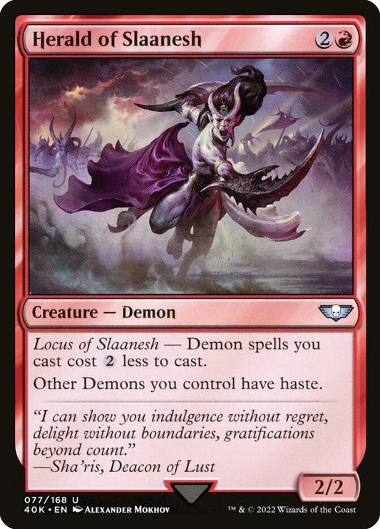 Herald of Slaanesh [Warhammer 40,000 Commander] (77)
