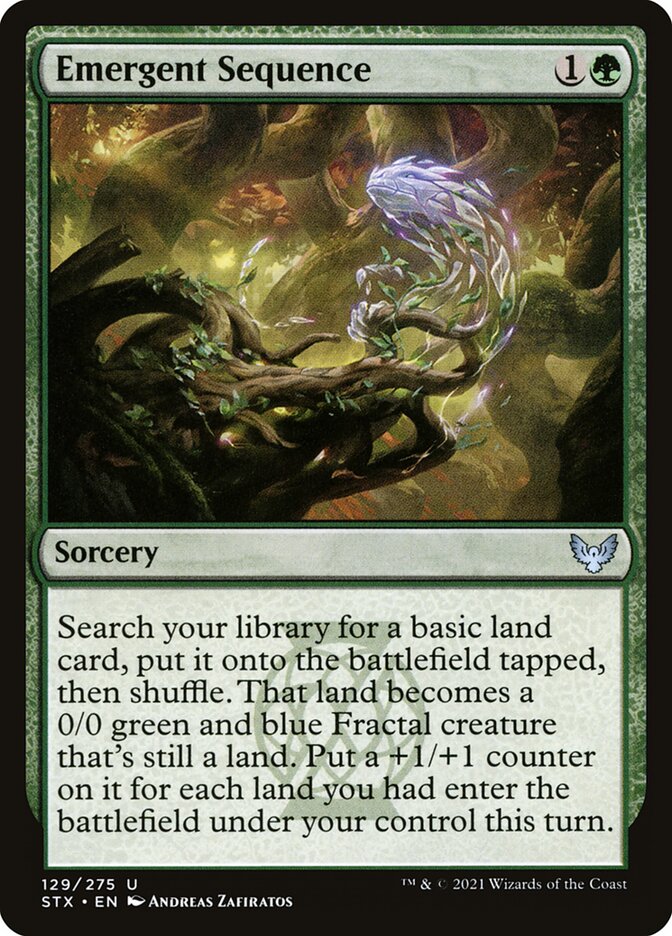 Emergent Sequence [Strixhaven: School of Mages] (129)