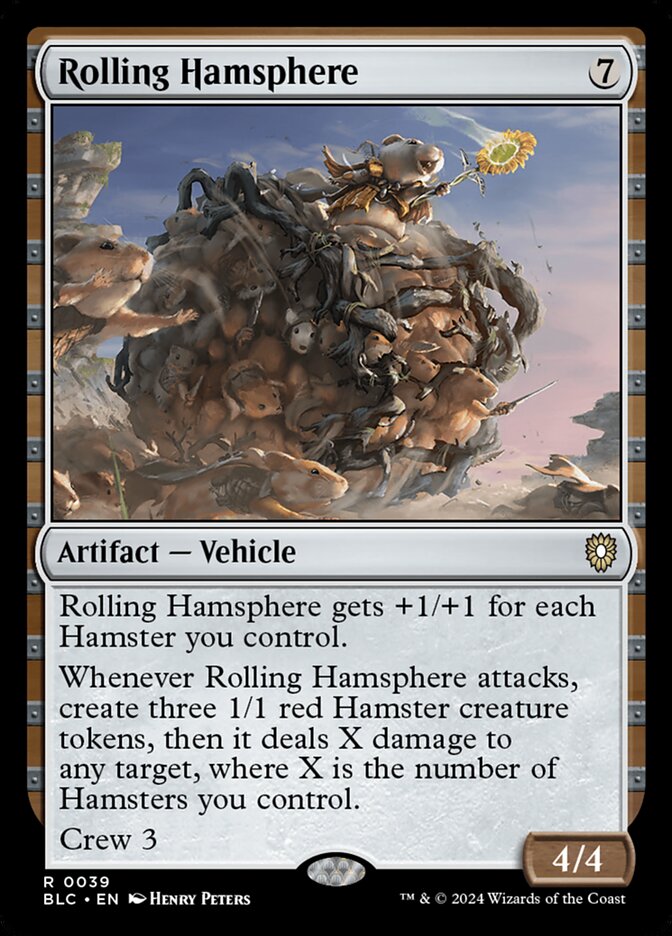 Rolling Hamsphere [Bloomburrow Commander] (39)