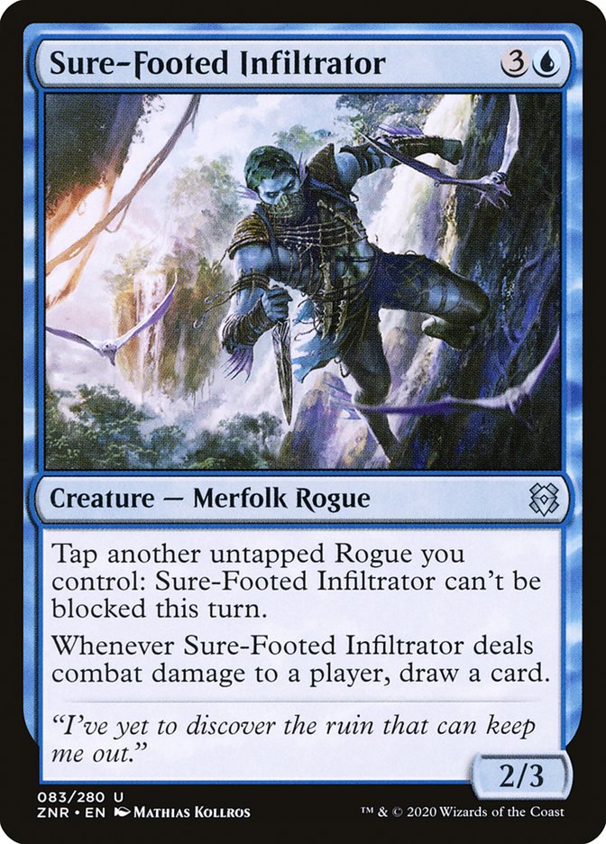 Sure-Footed Infiltrator [Zendikar Rising] (83)
