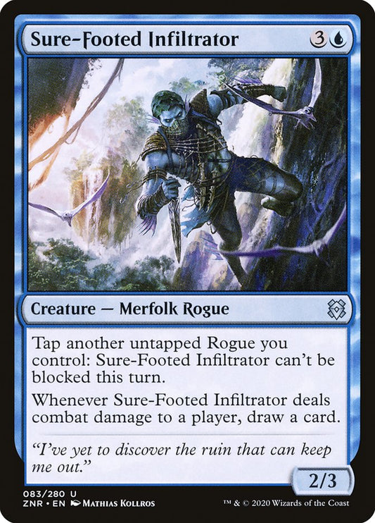 Sure-Footed Infiltrator [Zendikar Rising] (83)