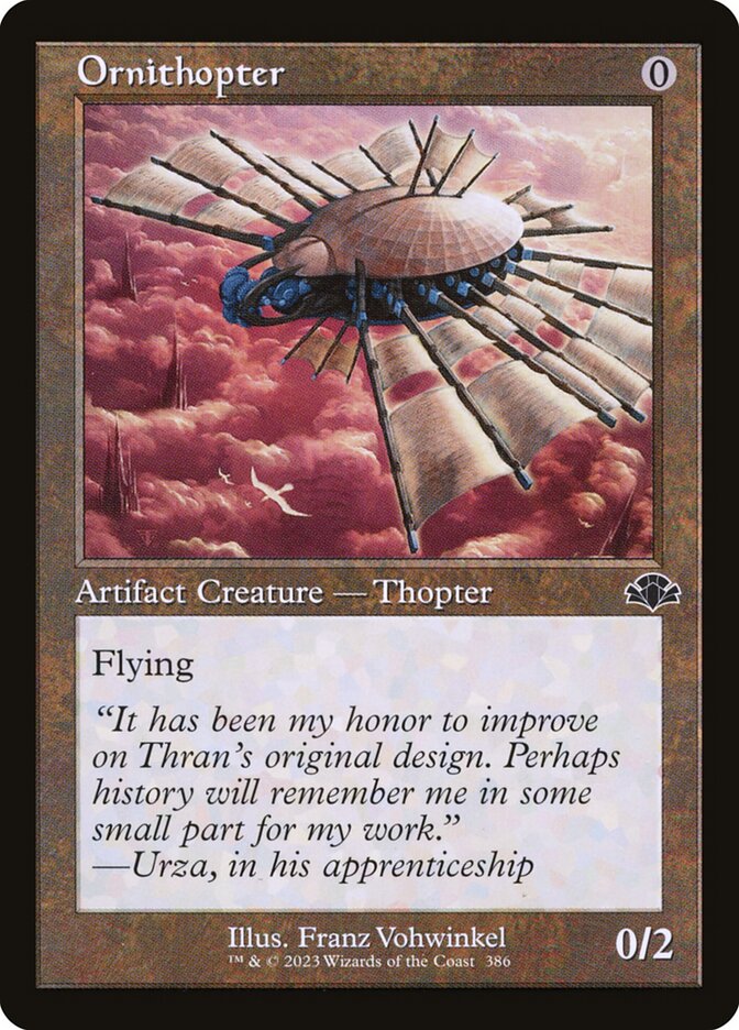 Ornithopter [Dominaria Remastered] (386)