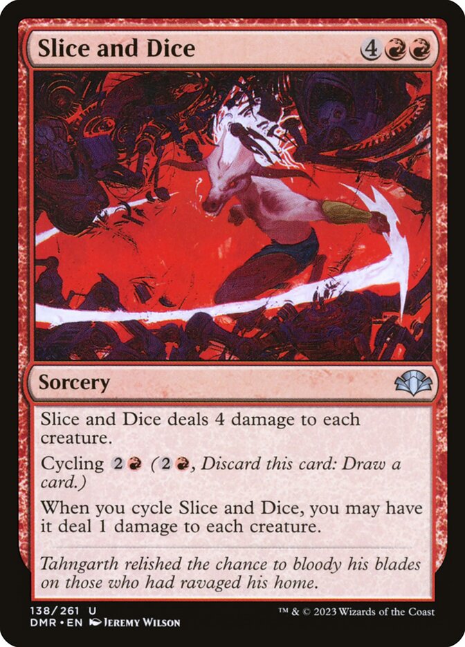 Slice and Dice [Dominaria Remastered] (138)